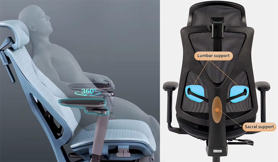 Ортопедическое кресло для компьютера Healthy Chair Balance